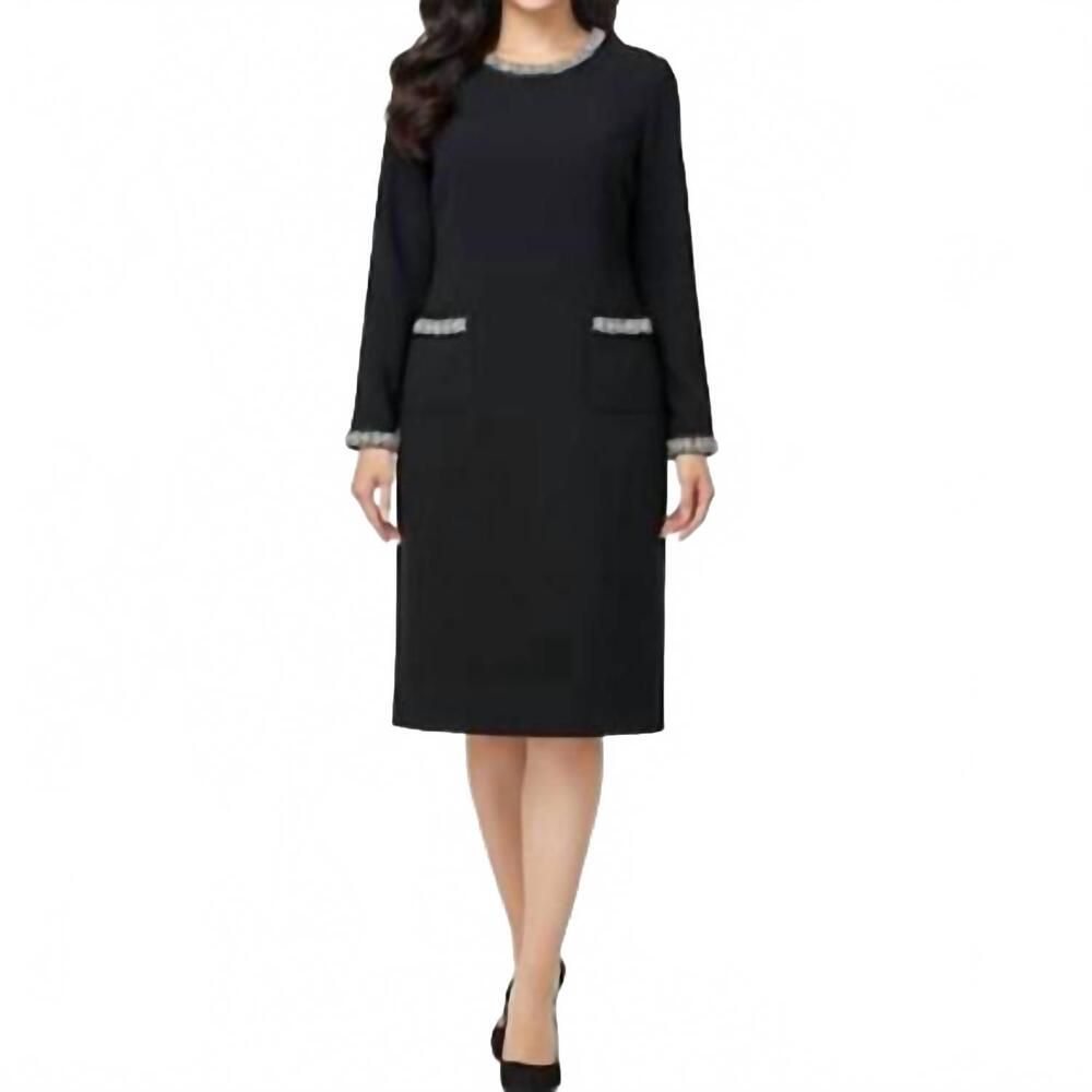 NEW KATHIE K elegant dress in black